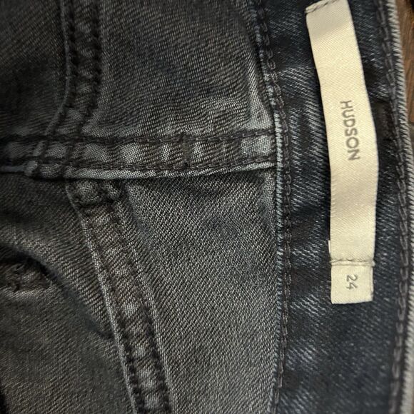 Hudson Holly BSN Womens Blue High Rise Straight Leg Ankle Jeans Size 24 - Picture 8 of 10